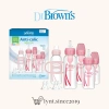 Set bình sữa Dr. Brown's cổ hẹp Natural Flow Anti-Colic Options+ hồng - 185.000₫