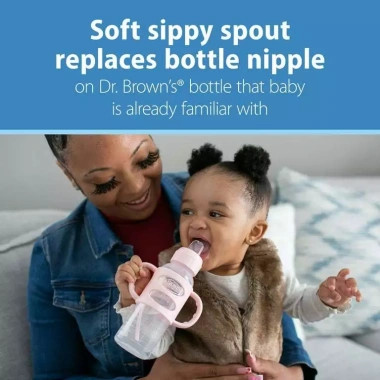 Set bình sữa Dr. Brown's cổ hẹp Natural Flow Anti-Colic Options+ hồng - 185.000₫ 5