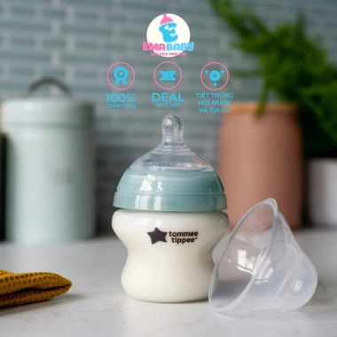 Set bình sữa Tommee Tippe cảm biến nhiệt, chống đầy hơi, PP 150‑260ml - Giá ưu đãi 195.000₫ 5