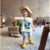 Set Bộ Ba Lỗ Bé Trai SUMMER BOY Quần Đũi Caro Hàn 2.025 Cotton Mềm Mát 185k 3