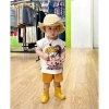 Set Bộ Ba Lỗ Bé Trai SUMMER BOY Quần Đũi Caro Hàn 2.025 Cotton Mềm Mát 185k 4