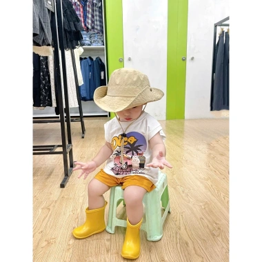 Set Bộ Ba Lỗ Bé Trai SUMMER BOY Quần Đũi Caro Hàn 2.025 Cotton Mềm Mát 185k 5