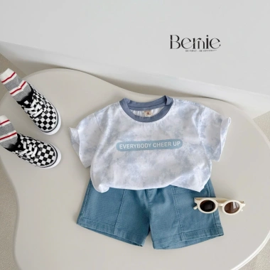 Set Bộ cộc tay bé trai Bernie Họa Tiết Loang CHEER UP 9-26kg Giá 245.000₫ 4