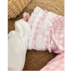 Sét bộ dài mùa đông LAMFASHION: Quần caro dáng suông phối ren, áo tay thun xượt - Giá 220.500₫ 7