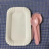Set bộ dao nĩa đĩa nến ăn bánh 10 người - Giá 12.000₫, tiết kiệm, lý tưởng cho tiệc 3