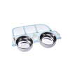 Set bộ đồ ăn trẻ em thép không gỉ 304, 5 mảnh lưới vui nhộn, siêu chống sốc – Giá ưu đãi 190.714₫ 5