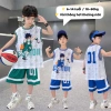 Set bộ đồ bé trai mẫu 24 thể thao mùa hè size 18‑50kg vải lỗ thông hơi cộc tay giá 69.000₫ 3