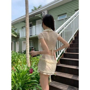 Set bộ đồ bơi bikini 3 chi tiết + áo choàng hottrend, đệm ngực Hàn Quốc KS2.288 BKN41 - 169k
