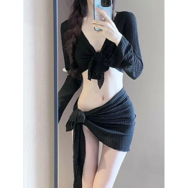 Set bộ đồ bơi bikini 4 món mùa hè đi biển xu hướng Hàn Quốc FREESHIP 159k 5