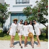 Set Bộ Đũi Trắng Đôi Gia Đình Team Building Du Lịch Biển Giá Ưu Đãi 200k 7