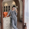 Set bộ len tăm đỉnh nơ ngực viền bèo 3 màu mùa thu đông – Sẵn ship, giảm còn 379k 6