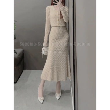 Set bộ lông thỏ áo và chân váy đuôi cá Socomo B1.582.023 - chất đẹp, giá 529k