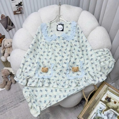 Sét bộ mặc nhà dễ thương, chất liệu mềm mại, giảm giá 22% chỉ 189k 2