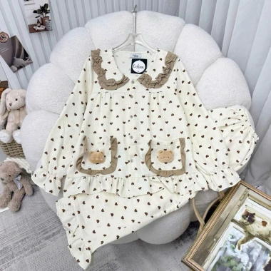 Sét bộ mặc nhà dễ thương, chất liệu mềm mại, giảm giá 22% chỉ 189k 9