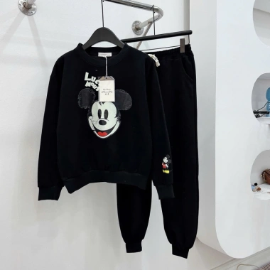 Set bộ Micky siu hot nỉ 2 da cao cấp, in ép nhiệt toàn tay - Giá chỉ 175k