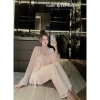 Set Bộ Ngủ 3 Món Thun Cotton Ren + Áo Choàng Tiểu Thư QCCC Loại 1 Xíu Sleepwear - Giá chỉ 595k 6