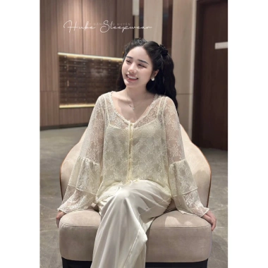 Set Bộ Ngủ Lụa Trơn, Áo Choàng Ren Nổi Lyly Tiểu Thư QC Cao Cấp Hube Sleepwear 665k 2 Set Bộ Ngủ Lụa Trơn, Áo Choàng Ren Nổi Lyly Tiểu Thư QC Cao Cấp Hube Sleepwear 665k 2