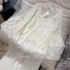 Set Bộ Ngủ Lụa Trơn, Áo Choàng Ren Nổi Lyly Tiểu Thư QC Cao Cấp Hube Sleepwear 665k 10