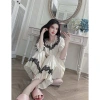 Sét bộ ngủ pijama tay dài lụa latin freesize 40-60kg - Giá ưu đãi 119.999 VNĐ 2