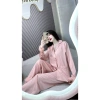 Sét bộ ngủ pijama tay dài phong cách tiểu thư chất lụa latin mềm mịn freesize 40-60kg giá 119k 9