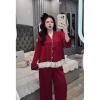 Sét bộ ngủ pijama viền ren thiết kế QC freesize 40-60kg giảm giá 20% chỉ 183.000 VND 3