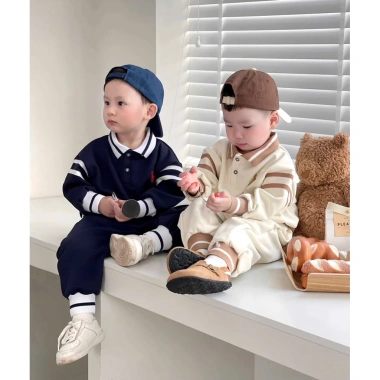 Set bộ nỉ polo cao cấp cho bé trai & bé gái - Mặc đều đẹp, giá ưu đãi 235k 3 Set bộ nỉ polo cao cấp cho bé trai & bé gái - Mặc đều đẹp, giá ưu đãi 235k 3