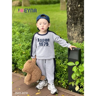 Set Bộ Nỉ Thu Đông Dài Tay Bé Trai Chữ Độc Đáo - Chất Liệu Cao Cấp, Siêu Mềm, Giá Ưu Đãi 249k 4