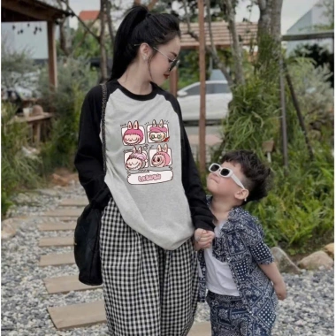 Sét bộ nữ LAM áo dài tay, quần dài caro baggy in Labubu, giá ưu đãi 227.500đ 7 Sét bộ nữ LAM áo dài tay, quần dài caro baggy in Labubu, giá ưu đãi 227.500đ 7