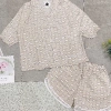 Set bộ pijama cộc viền bèo tay lỡ hàng - Thiết kế thời trang, mềm mại, giá 110.400đ 3