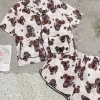 Set bộ pijama cộc viền bèo tay lỡ hàng - Thiết kế thời trang, mềm mại, giá 110.400đ 7