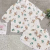 Set bộ pijama cộc viền bèo tay lỡ hàng - Thiết kế thời trang, mềm mại, giá 110.400đ 8