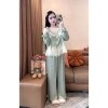 Sét bộ pijama tay dài lụa Latin mềm mịn, freesoze 40-60kg - Giá ưu đãi 99.999 VNĐ 2