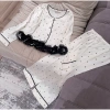 Sét bộ pijama tay dài ren thiết kế QC xịn sò freesize 40-60kg giá chỉ 119k 7