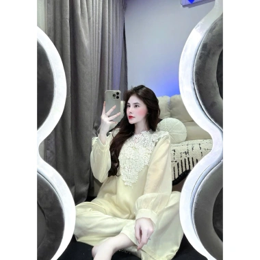 Sét bộ pijama tay dài siêu xinh freesize 40-60kg, giá chỉ 99.999đ