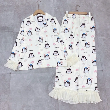 Set Bộ Pijama Tiểu Thư Tay Loe - Vải Mềm Mại, Thiết Kế Sang Trọng, Giá 122.500₫