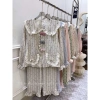 Set bộ pyjama dài hình bèo 3 nơ xinh vân mây DD99 - Giá ưu đãi 139.620₫ 7