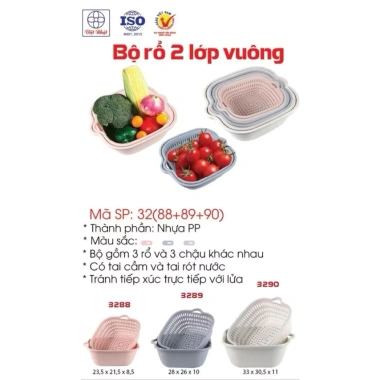 Set Bộ Rổ 6 Món Việt Nhật Đựng Thức Ăn Tiện Lợi Giá Chỉ 60.000₫ Giảm Đặc Biệt Set Bộ Rổ 6 Món Việt Nhật Đựng Thức Ăn Tiện Lợi Giá Chỉ 60.000₫ Giảm Đặc Biệt