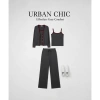 Set Bộ Thun Tăm 3 Món Cardigan, Áo 2 Dây & Quần Suông Ống Rộng Nữ Hàn Quốc - Giá 202.980 VND 8