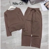 Sét Bộ Thun Tăm Nữ Cổ Tròn Bigsize 40-92kg Xinh 4 Mùa Loại 1 Giá Ưu Đãi 187.852 VND 6