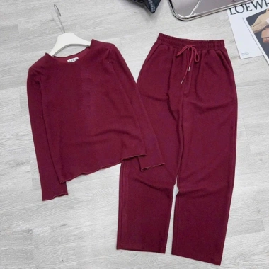 Sét Bộ Thun Tăm Nữ Cổ Tròn Bigsize 40-92kg Xinh 4 Mùa Loại 1 Giá Ưu Đãi 187.852 VND