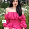 Sét Bộ Trễ Vai Dài Tay Bo Nhấn Chun Xinh – Giá Ưu Đãi 172.500₫, Giá Gốc 208.725₫ 3