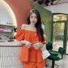 Sét bộ trễ vai tay bèo bồng nhiều màu - 2 kiểu, giảm còn 138k (giá gốc 179k)