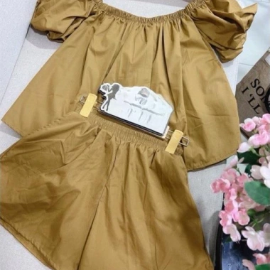 Sét bộ trễ vai tay bèo bồng nhiều màu - 2 kiểu, giảm còn 138k (giá gốc 179k) 9