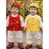 Set Bộ Tường Vân 5 món cho bé trai - Trang phục Tết dễ thương, giá ưu đãi 229k