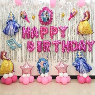 Set Bóng Sinh Nhật Công Chúa Cho Bé - Trang Trí Đầy Màu Sắc, Giá Ưu Đãi 300.000₫ (Giá Gốc 378.000₫) 2