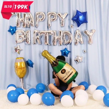 Set Bóng Sinh Nhật HPBD Sang Chảnh kèm Bơm Bóng & Băng Dính - Giá ưu đãi 139.300₫ 2