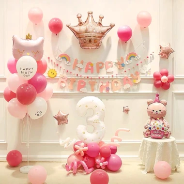 Set Bóng Trang Trí Sinh Nhật Happy Birth Day kèm bơm và băng dính - Giá ưu đãi 96.000đ 3