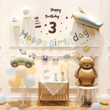 Set Bóng Trang Trí Sinh Nhật Happy Birth Day kèm bơm và băng dính - Giá ưu đãi 96.000đ 7
