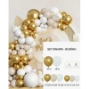 Set Bóng Trang Trí Sinh Nhật Pastel Siêu Nhũ Sini Decor - Giá 97.500₫, tiệc tùng 6