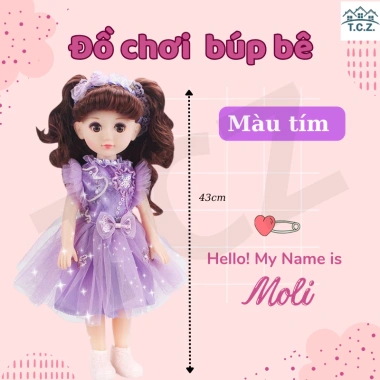 Set Búp Bê Công Chúa Băng Giá kèm phụ kiện đa dạng cho bé gái – Giá ưu đãi 146,299₫ 5